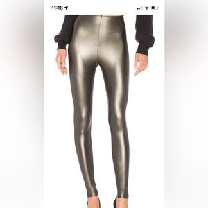 Perfect Control Faux Leather Legging in Gunmetal
Commando